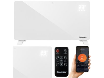 Kaminer Elektrický skleněný radiátor Zelva 26573