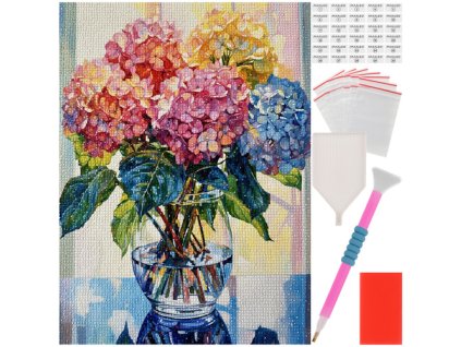 Maaleo Diamantová výšivka "Kytice" 40x30cm 26770