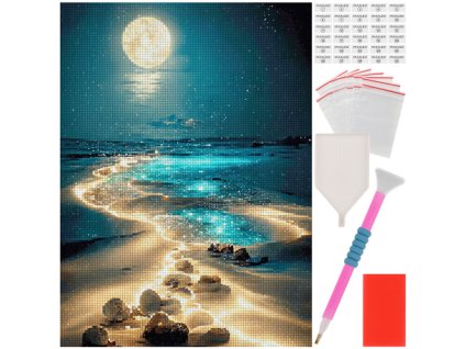 Maaleo Diamantová výšivka "Pláž" 40x30cm 26769