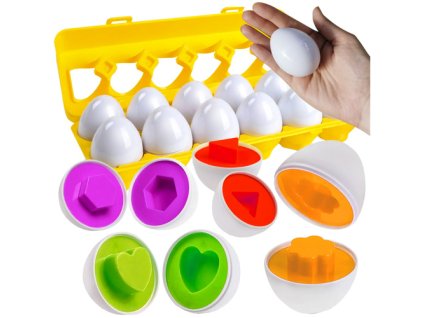 ISO Puzzle - sada 12 vajíček, 26653