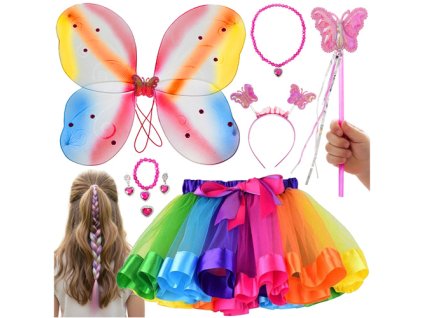 Kruzzel Kostým motýla, 6dílný, 26742