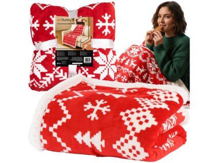 Ruhhy Vánoční deka 1,3x1,7cm 26610