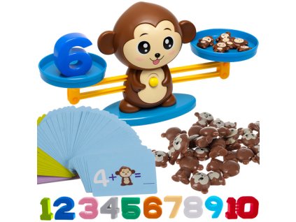 ISO Gra edukacyjna małpka- waga szalkowa 26630
