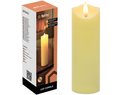 Ruhhy LED svíčka/vložka 17x5cm 1ks 26720