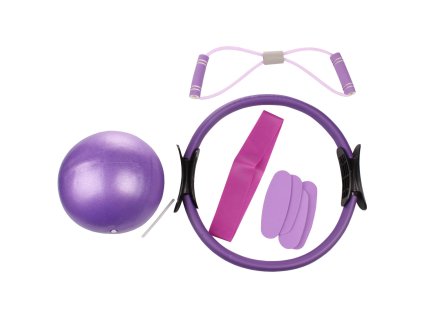 Yoga 4P set na jógu fialová balení 1 sada