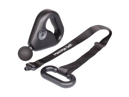 Triangle masážní pistole s pásem černá balení 1 ks