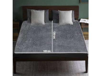 36203 vyhrivaci deka 180 x 130 cm seda 8817