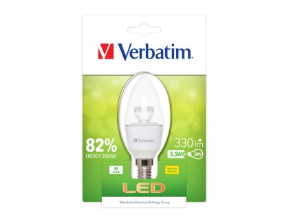 423 52604 verbatim led zarovka classic b 5w e14 2700 k 330lm
