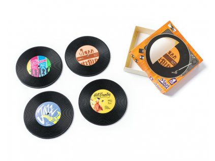 eng pl Vinyl retro coasters 4 pcs set 1903 2