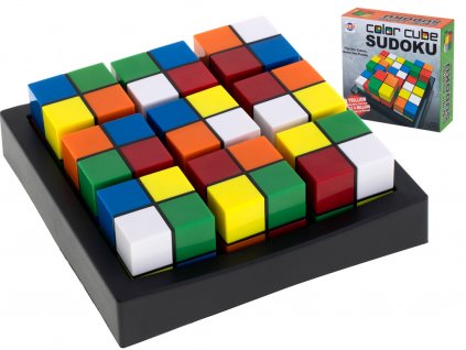 82543 1 kik kx5344 logicka hra color cube sudoku