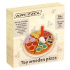 Kruzzel 22471 Dřevěná krájecí pizza PIZZA 21cm