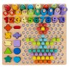 235463 4 kruzzel drevene puzzle koralky du17252