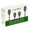 Gardlov Solární zahradní lampa - svítilna, sada 4 ks, 23560