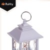 Ruhhy Bílá LED vánoční lucerna 26753