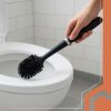Ruhhy Silikonový koupelnový kartáč černý 25882