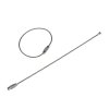 eng pl Stainless steel wire keychain 5 pcs 2134 3