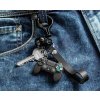 eng pl Gamer keychain with a bell BLACK 2854 1