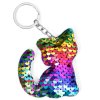eng pl Keychain KITTY rainbow sequins 2946 1