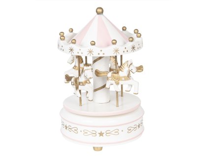 hraci-kolotoc-s-koniky-bilo-ruzovy