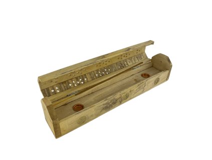 Stojan na vonné tyčinky - Truhlička (světlá)