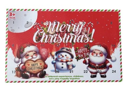 Adventní kalendář Merry Christmas