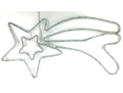 Vánoční LED dekorace - Kometa (74 cm) (Osvětlení Modrá)