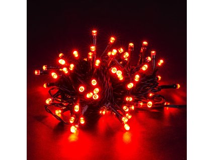 4Home Vánoční světelný řetěz červený 80 LED 1