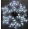 Vánoční LED dekorace - Vločka 50 cm (SVÍTÍCÍ) (Opicka Modrá)
