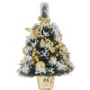 vanocni-stromecek-v-kvetinaci-zlaty-s-motylem--45-cm-