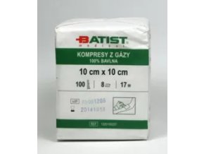 Kompres 10x10 nesterilní