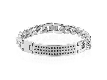 Náramek z chirurgické oceli SPIKES SSBH-0634-M (Cena bez gravírování -)