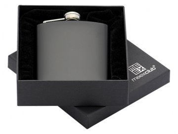 Placatka MEEX 175ml nerez černá matná (Cena bez gravírování -)