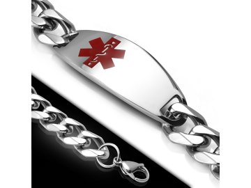 Náramek z chirurgické oceli BHB572 s logem EMS (Cena bez gravírování -)