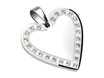 Přívěsek z chirurgické oceli SPIKES SSPL-10972 (Cena bez gravírování -)