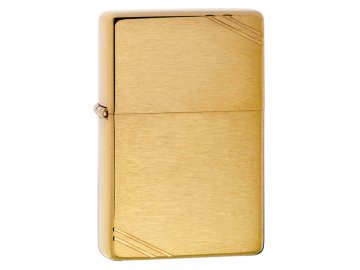 Zippo 23002 Brushed Brass Vintage with Slashes (Cena bez gravírování -)