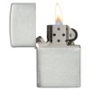 Zippo 28021 ARMOR® BRUSHED STERLING SILVER (Cena bez gravírování -)