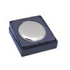 Kapesní zrcátko ROUND STEEL MIRROR (Cena bez gravírování -)
