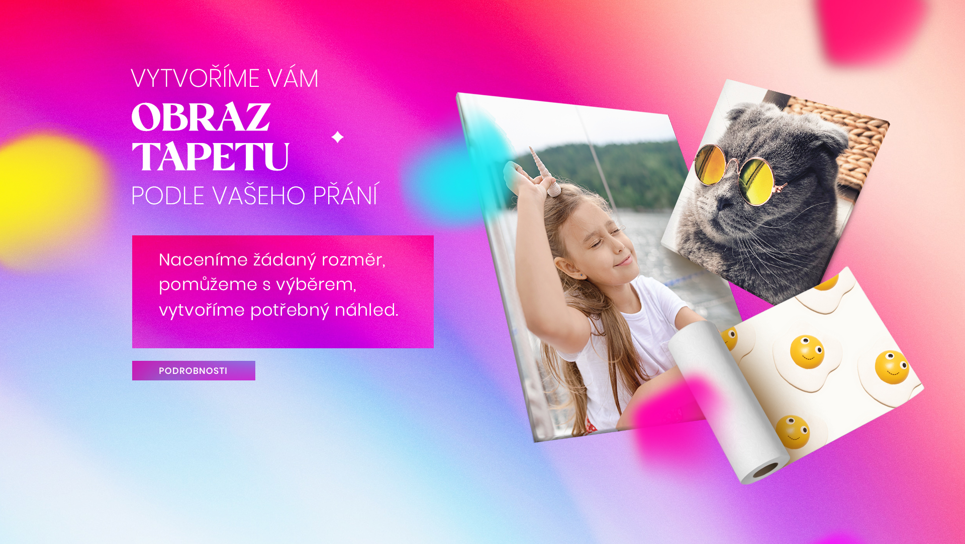 Obrazy a tapety na míru