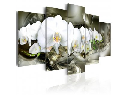 Obraz orchidej Greenery