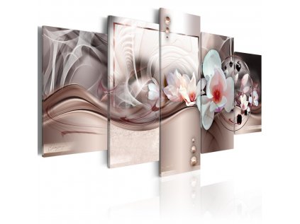 Obraz Orchidej bronz