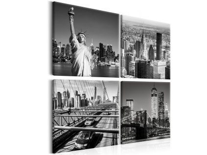 Obraz New York černobílý