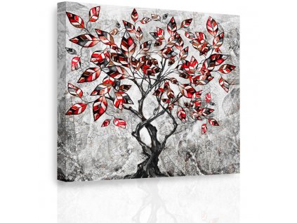 Obraz strom v mozaice Red