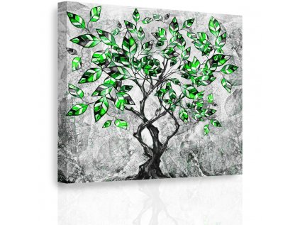 Obraz strom v mozaice Green