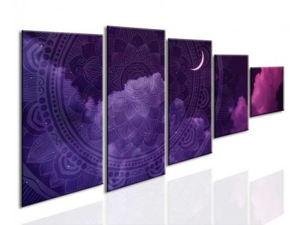 Obraz mandala noci Purple