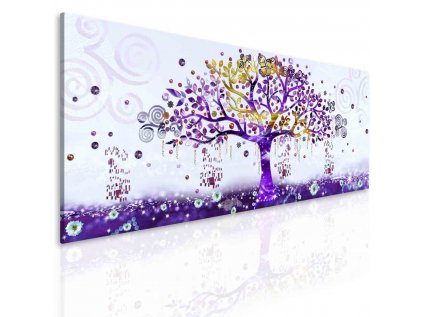 Obraz fialový strom životní energie
