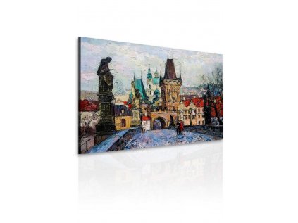 Obraz Malba Praha Karluv most 110x75a (1).