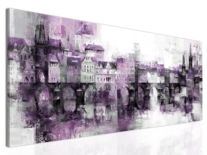 Obraz Staré Město pražské Purple