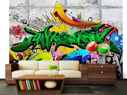 Tapeta městské graffiti