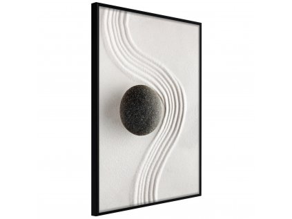 Zen Garden (Velikosti (šířkaxvýška) 40x60, Finální vzhled Bílý rám)