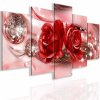 Abstraktní obraz růže Red